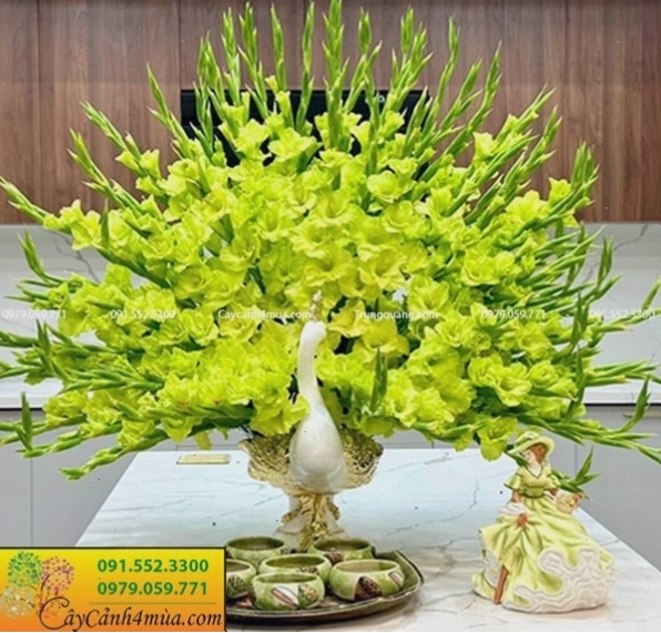 Bình hoa composite dáng trụ tròn màu trắng trang nhã