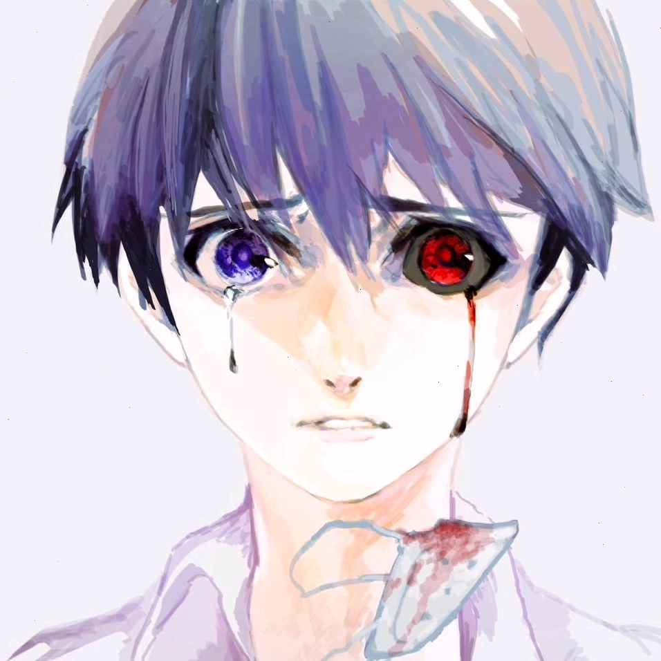 Bức ảnh anime con trai đang khóc, thể hiện sự yếu đuối và nội tâm sâu sắc