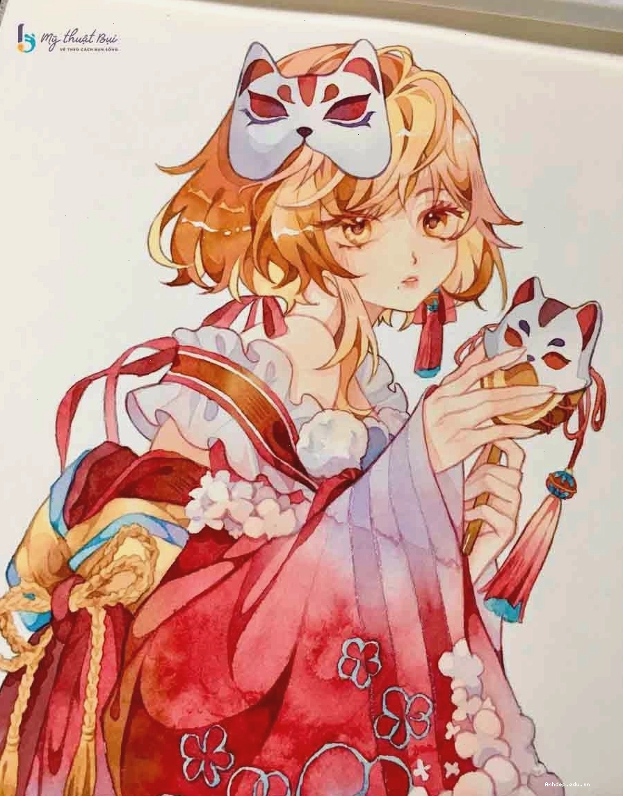 Các bước hướng dẫn vẽ anime nữ đơn giản