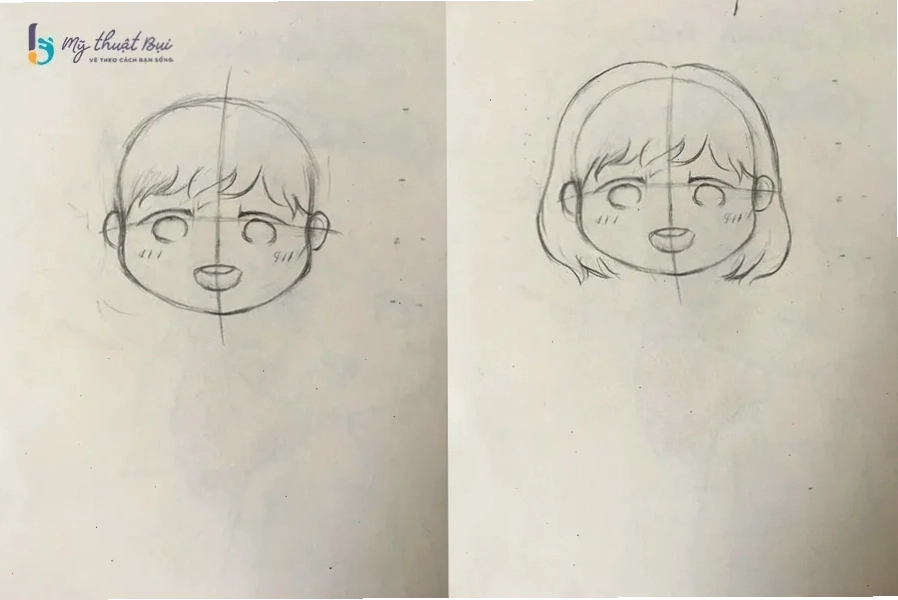 Các kiểu tóc phổ biến cho nhân vật Chibi
