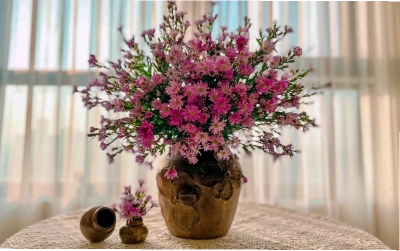 Cách cắm hoa thạch thảo đẹp