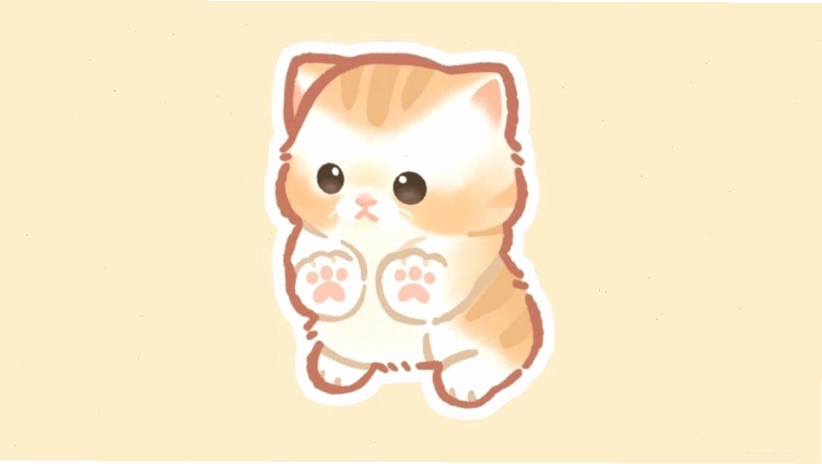 Cảnh sinh hoạt đời thường của mèo chibi được tái hiện sinh động