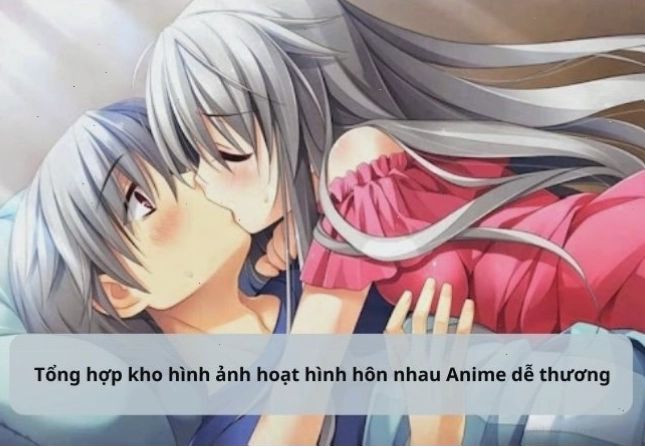 Cặp đôi anime trao nhau nụ hôn dưới mưa lãng mạn