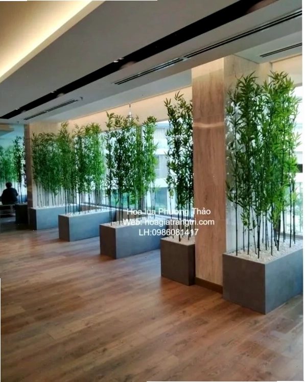 Cây trúc giả đẹp như thật, mang vẻ đẹp thanh tao
