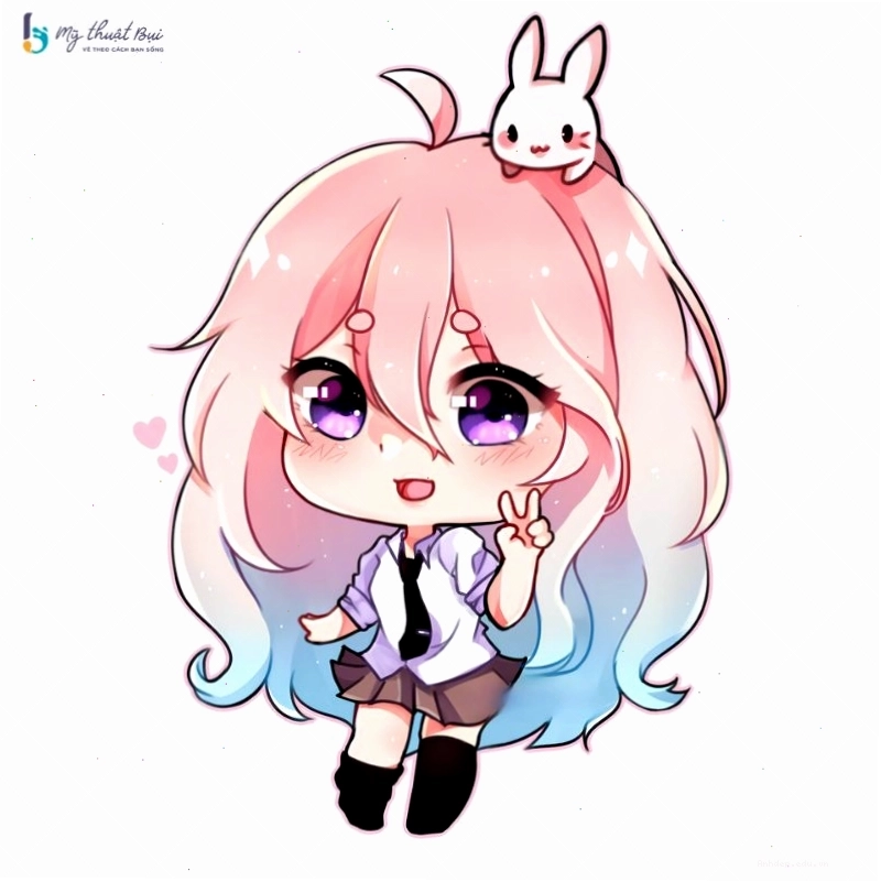 Chàng trai chibi trong bộ trang phục lịch lãm, toát lên vẻ cuốn hút