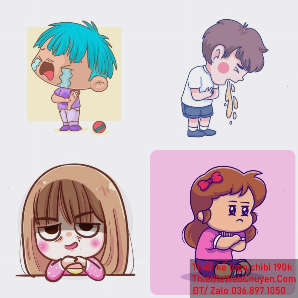 Chibi buồn ngồi co ro trong đêm tối