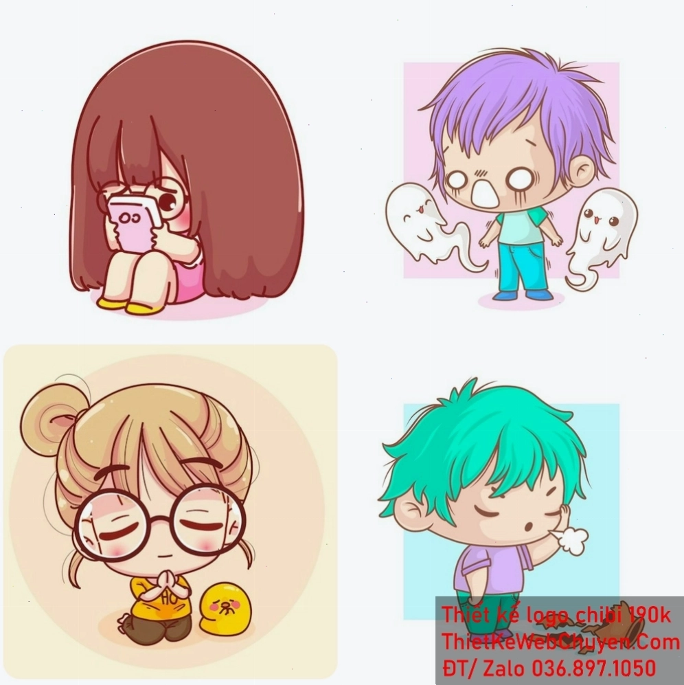 Chibi buồn nhìn vào khung ảnh cũ