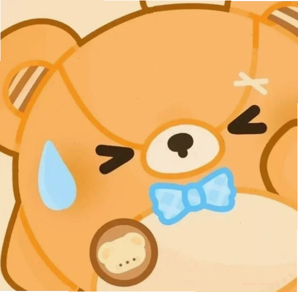 Chibi gấu cute với đôi mắt to tròn
