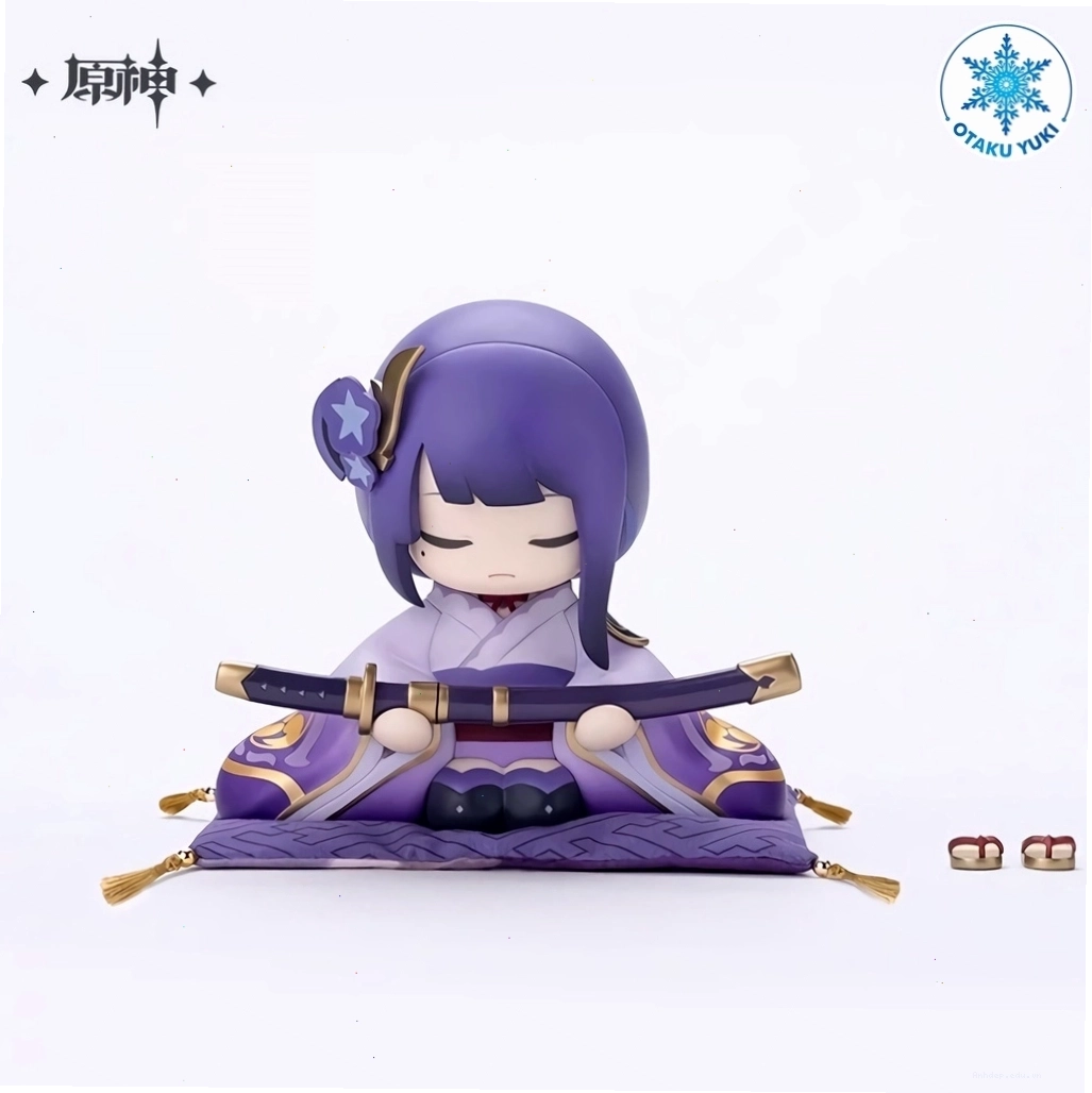 [Chính Hãng] Mô Hình Raiden Shogun Chibi - Genshin Impact Hoàng Cung Vĩ Đại