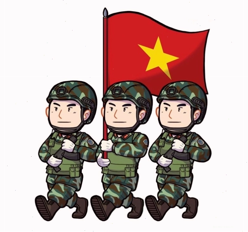 Chú bộ đội chibi 1