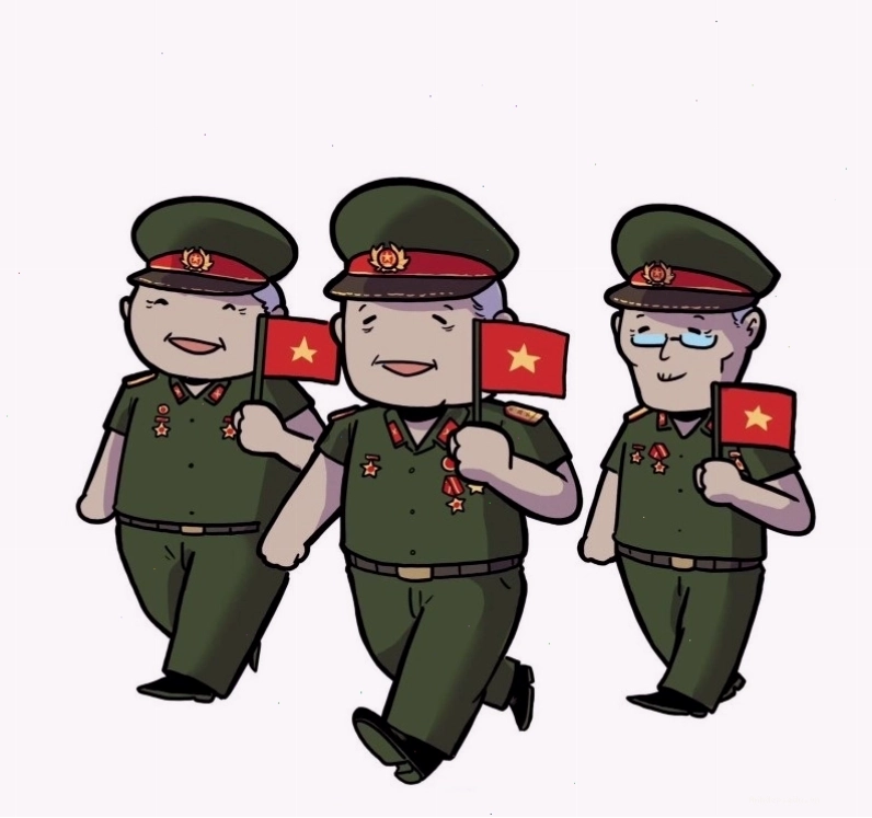 Chú bộ đội chibi 2