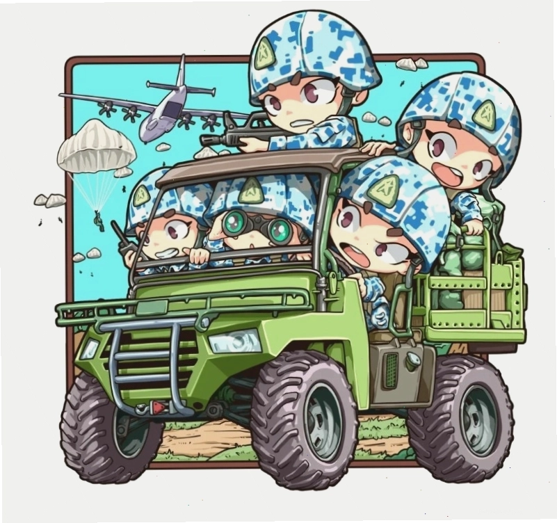 Chú bộ đội chibi 3