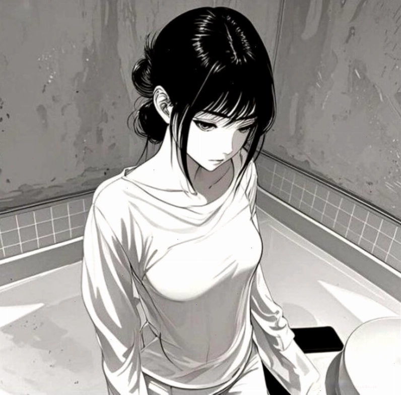 Cô gái anime ngầu lòi với trang phục cá tính và ánh mắt đầy thách thức