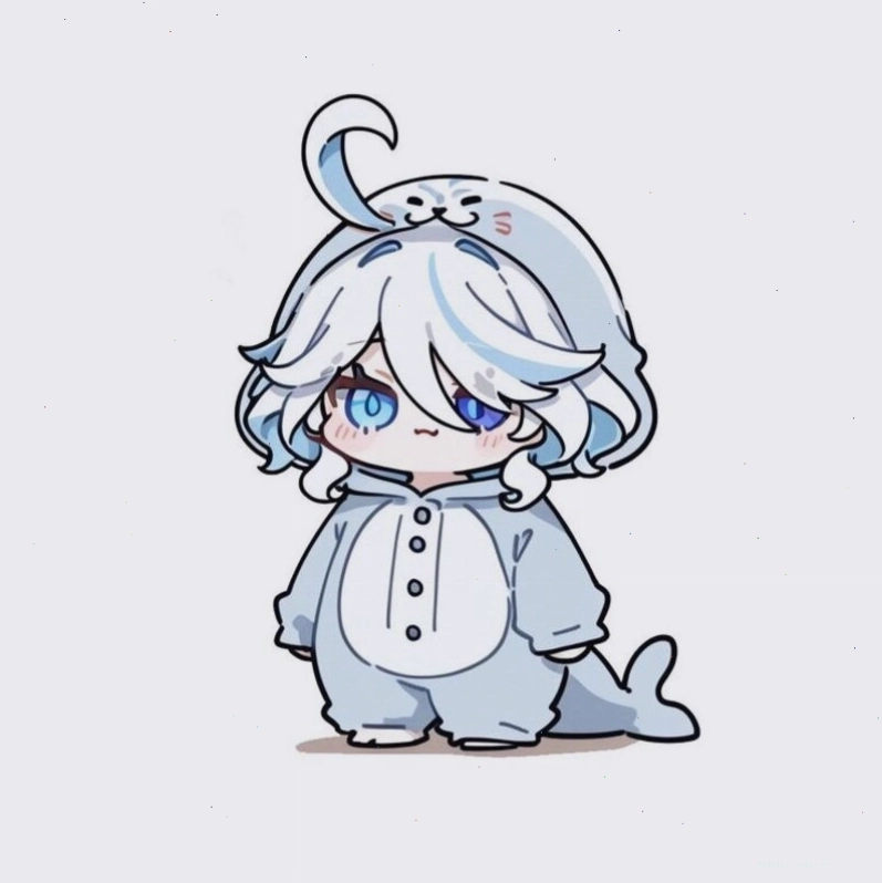 Cô gái chibi anime với phong cách hoàng gia lộng lẫy