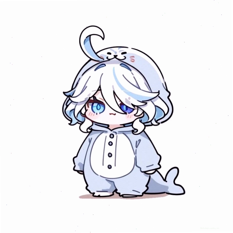 Cô gái chibi đang đọc sách