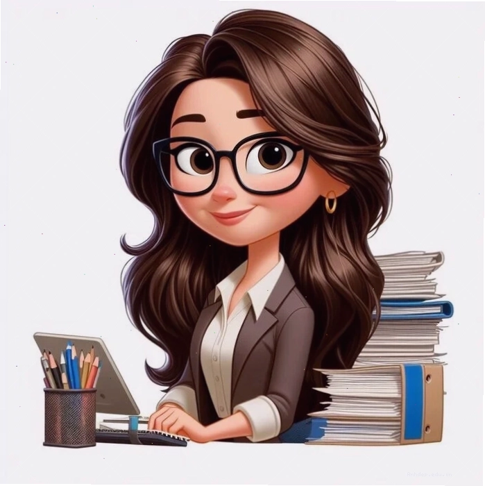 Cô giáo và học sinh chibi trong không khí vui vẻ