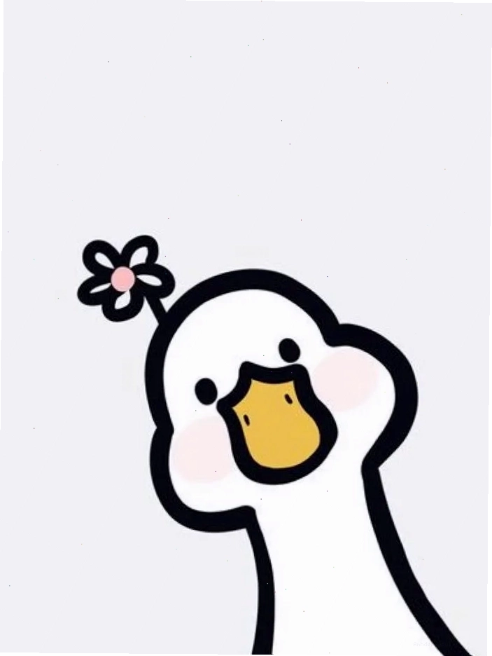 Đàn vịt con chibi tung tăng trên bãi cỏ