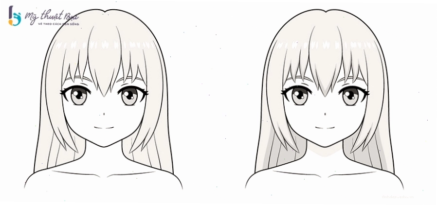 Đổ bóng và tô màu cho tranh anime