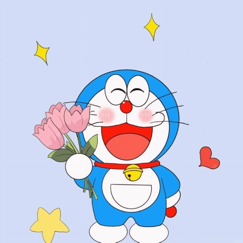 Doraemon chibi cute trong trang phục phi hành gia
