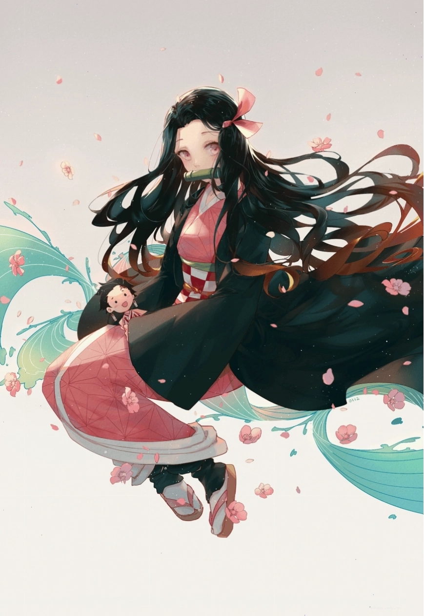 Fan art Nezuko Chibi do người hâm mộ vẽ