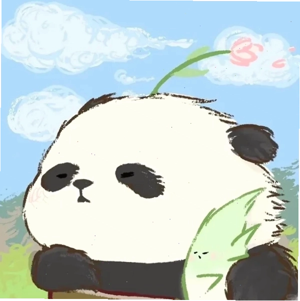 Gấu trúc anime chibi đáng yêu