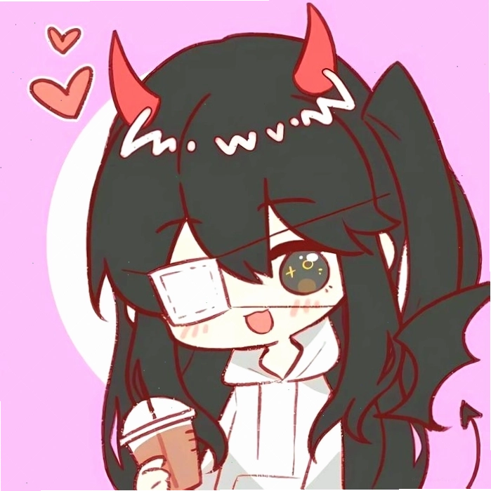 Hình ảnh ác quỷ anime chibi dễ thương và đáng yêu