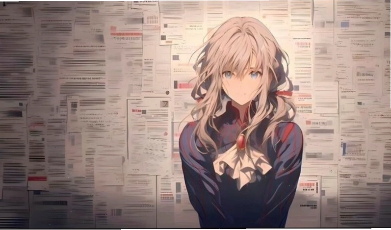 Hình ảnh anime 4k đẹp với nhân vật nữ mạnh mẽ