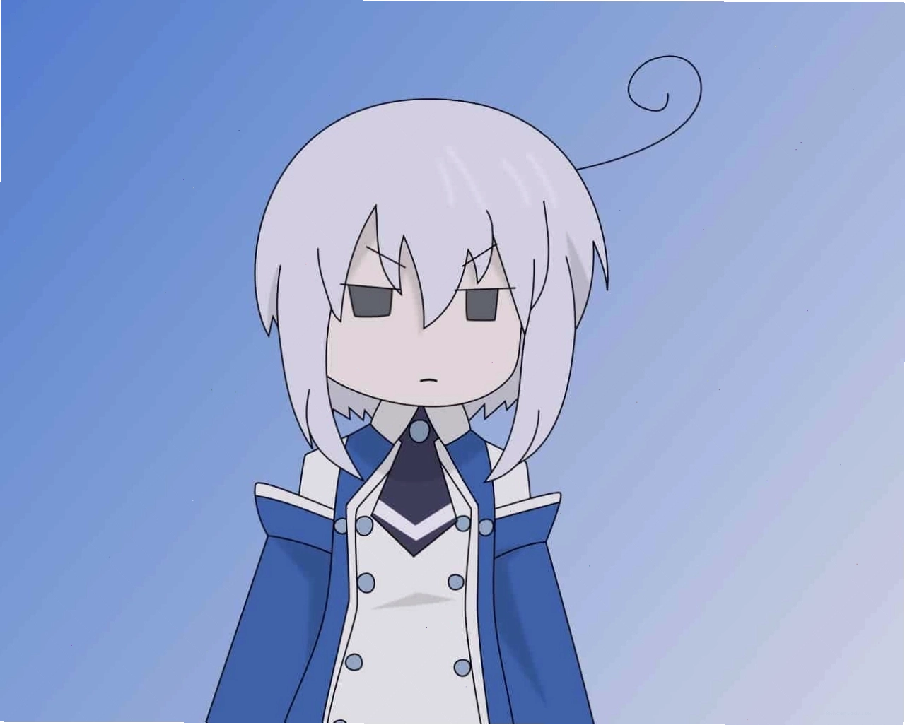 Hình ảnh anime chibi con trai buồn dễ thương, thể hiện nét ngây thơ