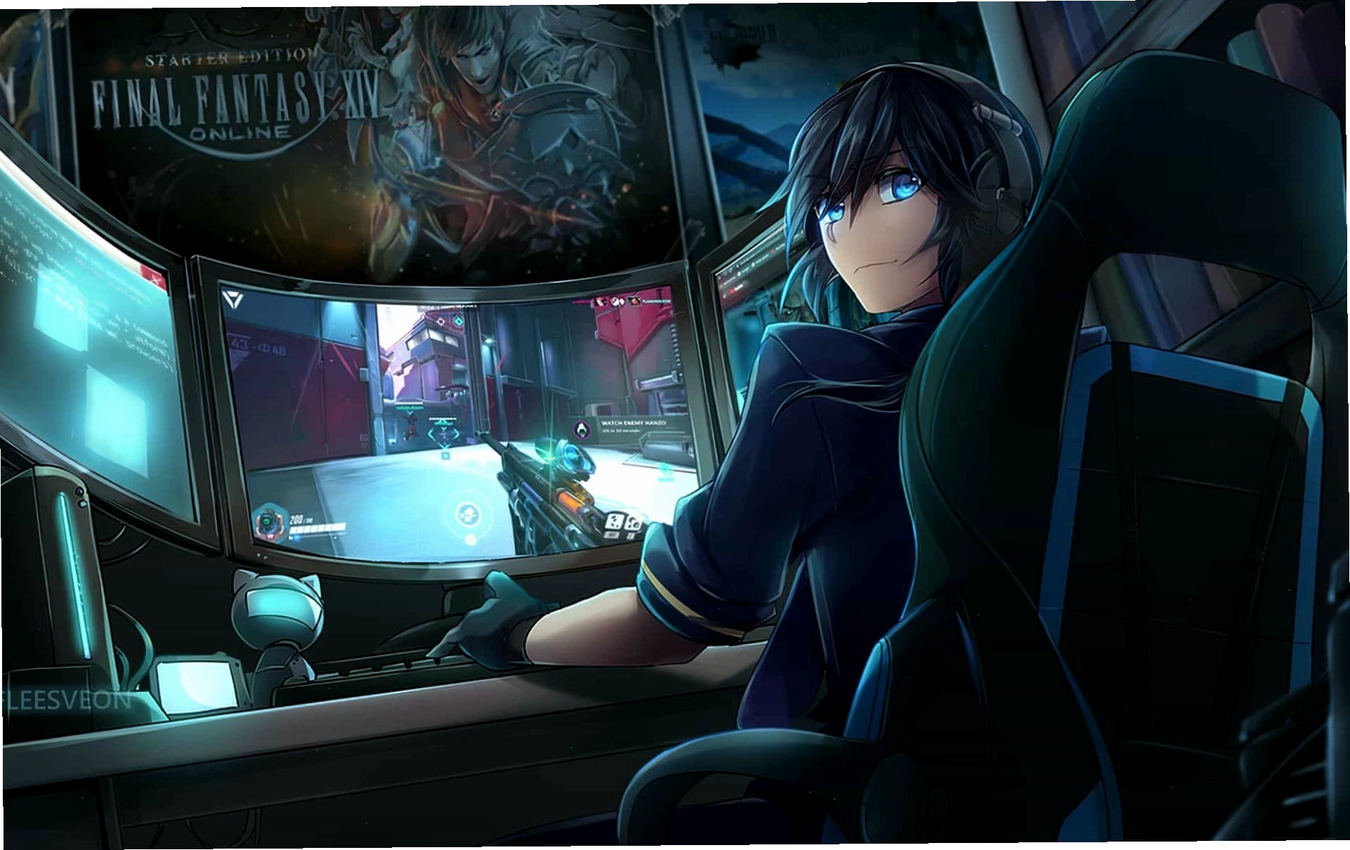 Hình ảnh anime con trai chơi game độc đáo và sáng tạo