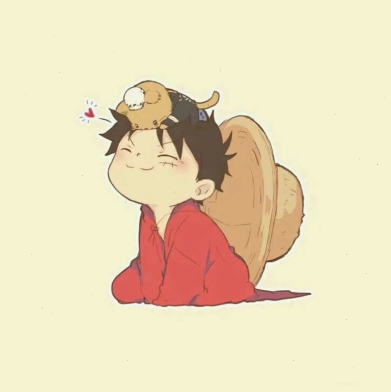 Hình ảnh anime Luffy phiên bản chibi đáng yêu