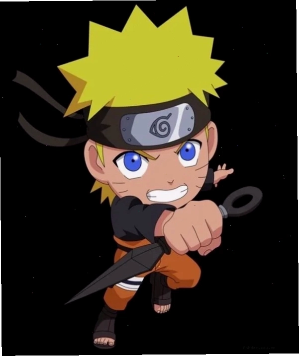 Hình ảnh anime Naruto Chibi ngầu với Rasengan
