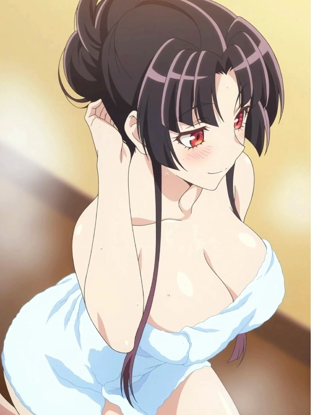 Hình ảnh anime ngực bự chất lượng cao làm hình nền máy tính