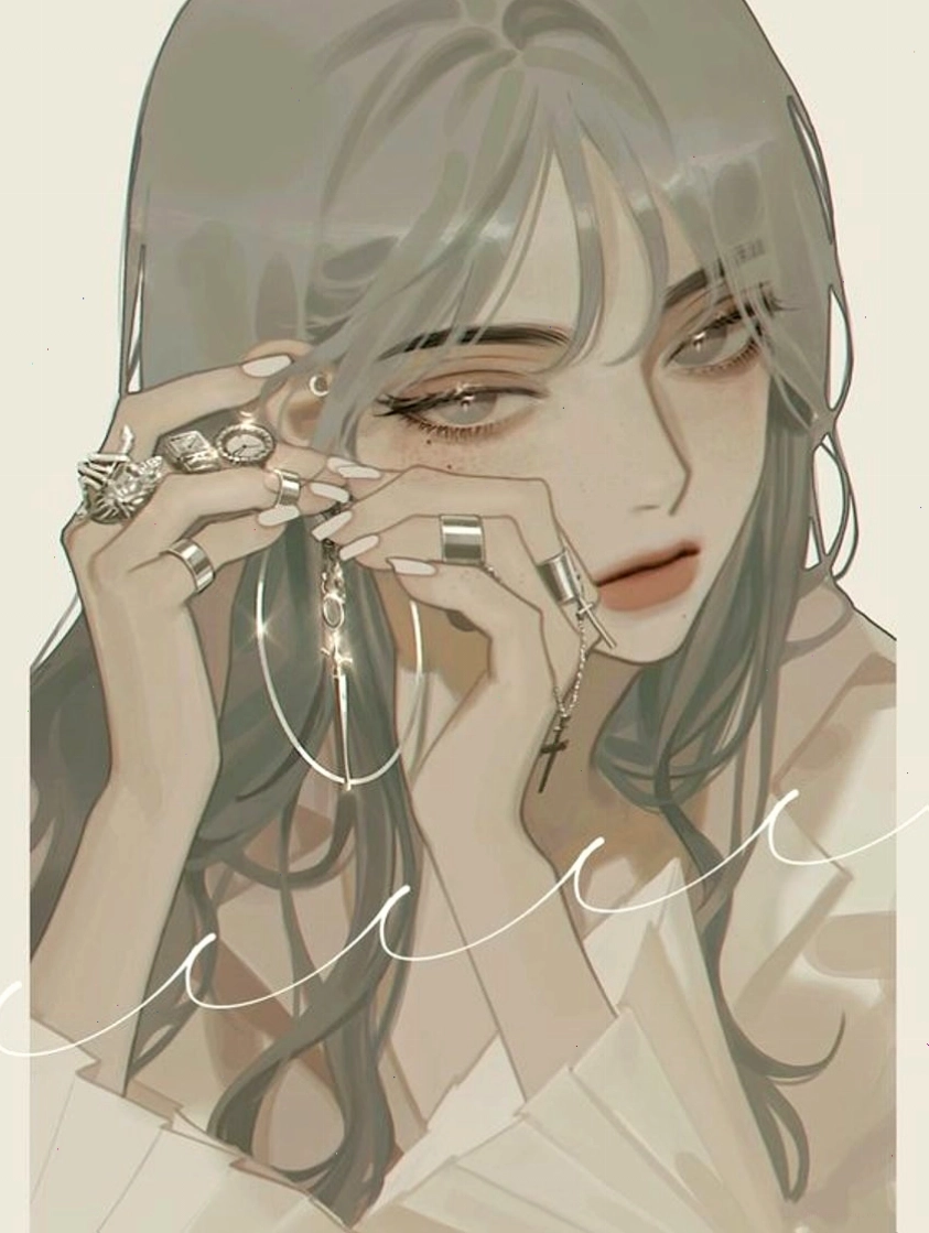 Hình ảnh anime nữ ngầu lạnh lùng với đôi mắt sắc sảo