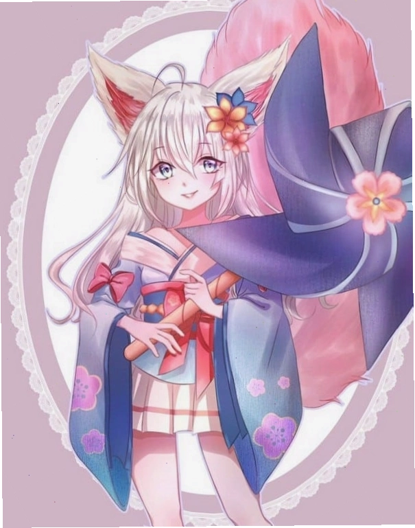 Hình ảnh Aya theo phong cách anime sống động