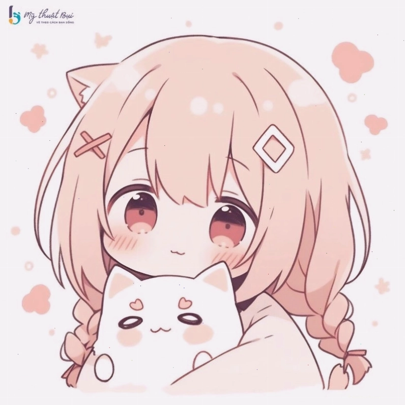 Hình ảnh chibi nữ cute trong trang phục hầu gái