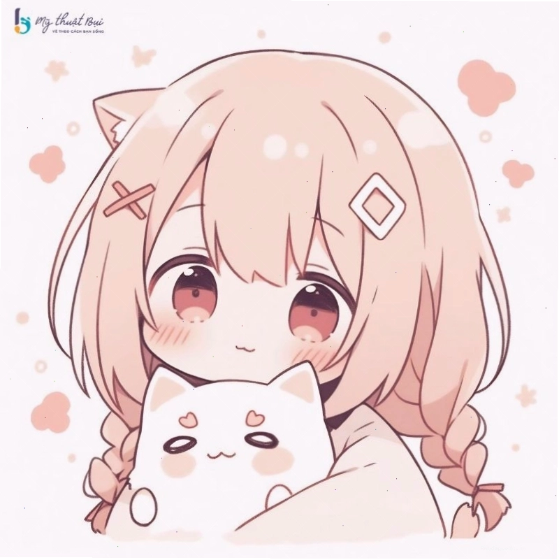 Hình ảnh chibi nữ xinh đẹp trong trang phục thường ngày