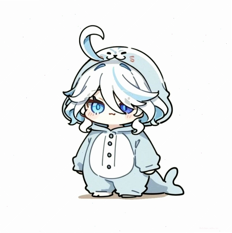 Hình ảnh cô gái anime dễ thương với phong cách hiện đại