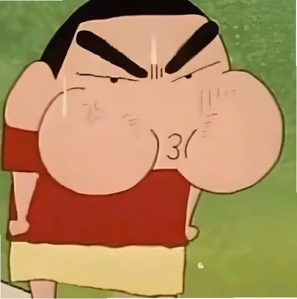 Hình ảnh giận dỗi dễ thương meme với biểu cảm đặc trưng