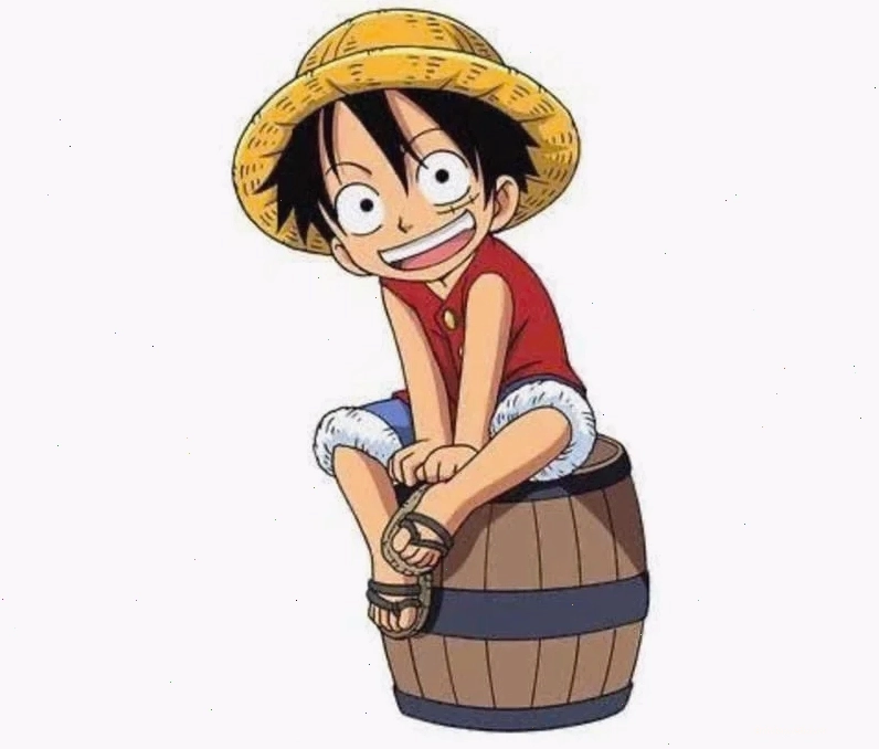 Hình ảnh Luffy chibi biểu cảm hài hước