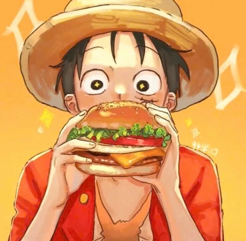 Hình ảnh Luffy chibi với phong thái tự tin