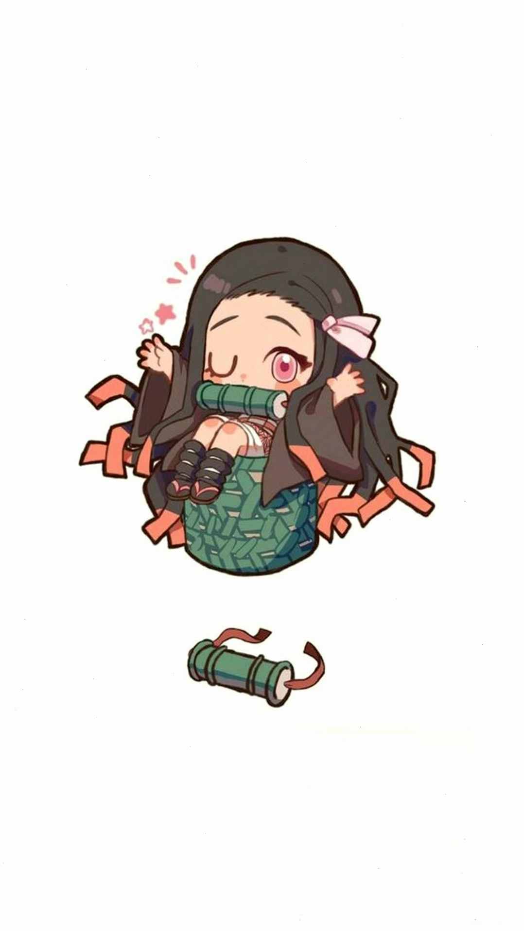 Hình ảnh Nezuko Kamado phiên bản Chibi ngầu lòi