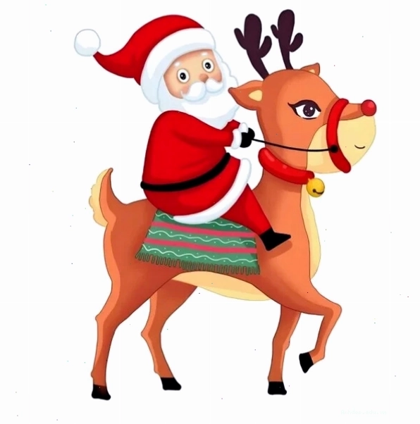 Hình ảnh ông già Noel hoạt hình chibi ngộ nghĩnh