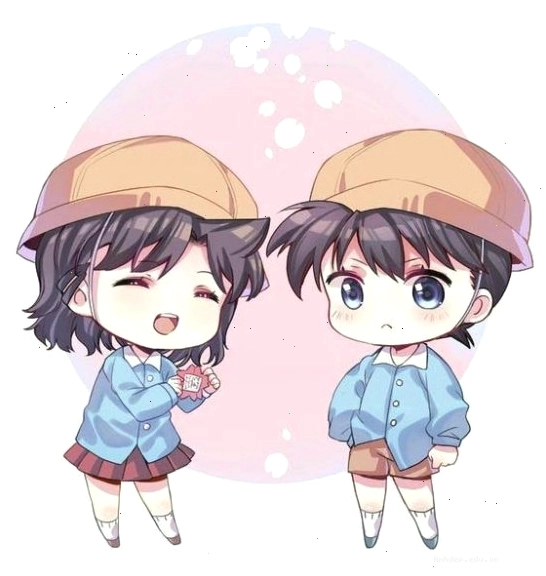 Hình đại diện cặp đôi anime chibi đáng yêu nhất với màu sắc tươi tắn
