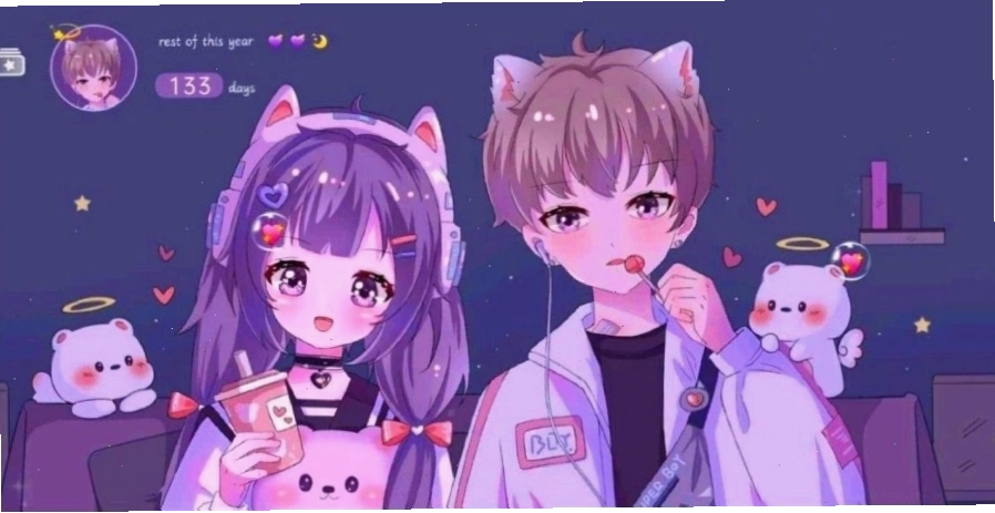 Hình nền anime cô gái buồn dưới mưa lãng mạn