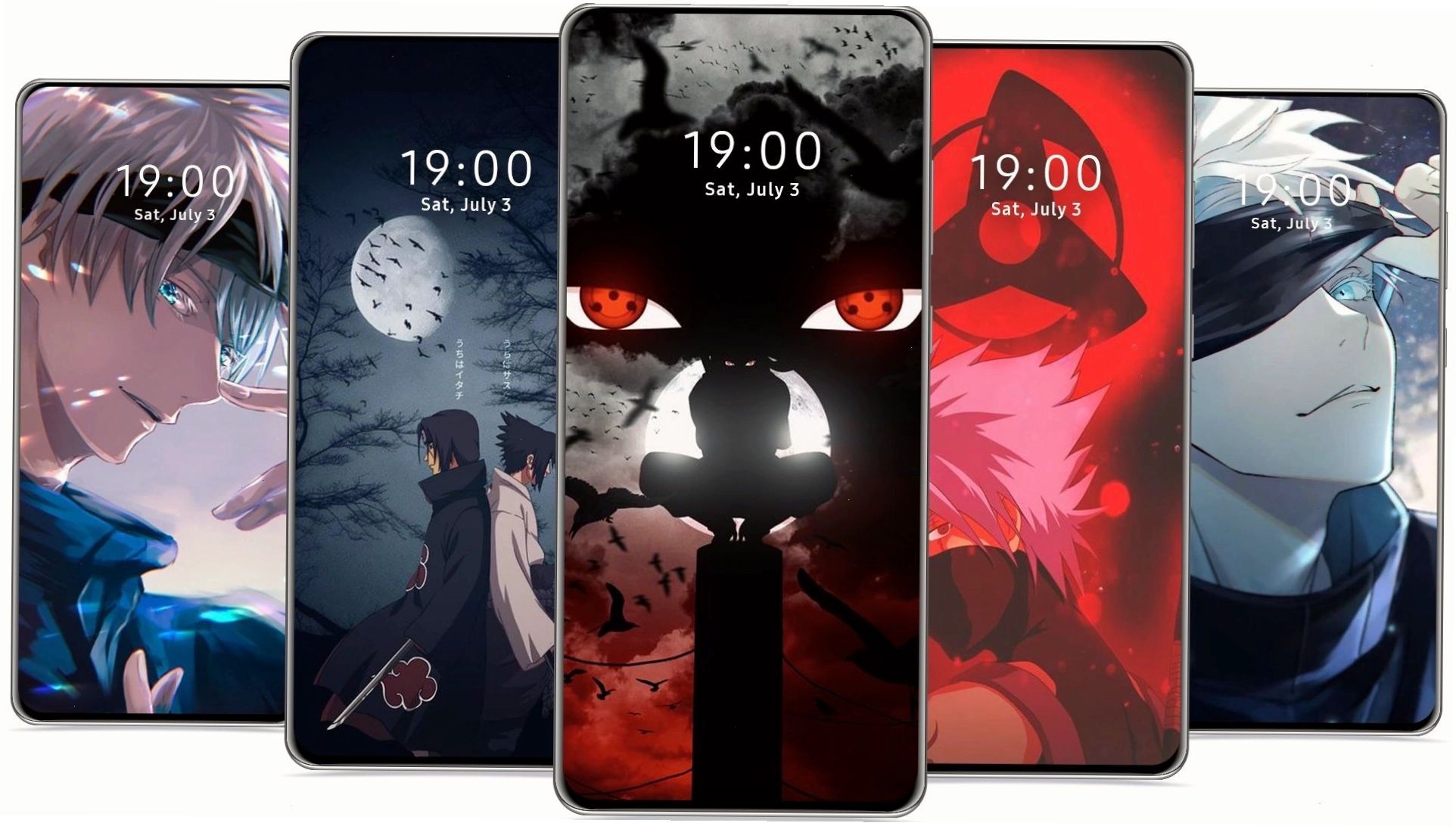 Hình nền anime nam với trang phục hiện đại và mái tóc thời trang