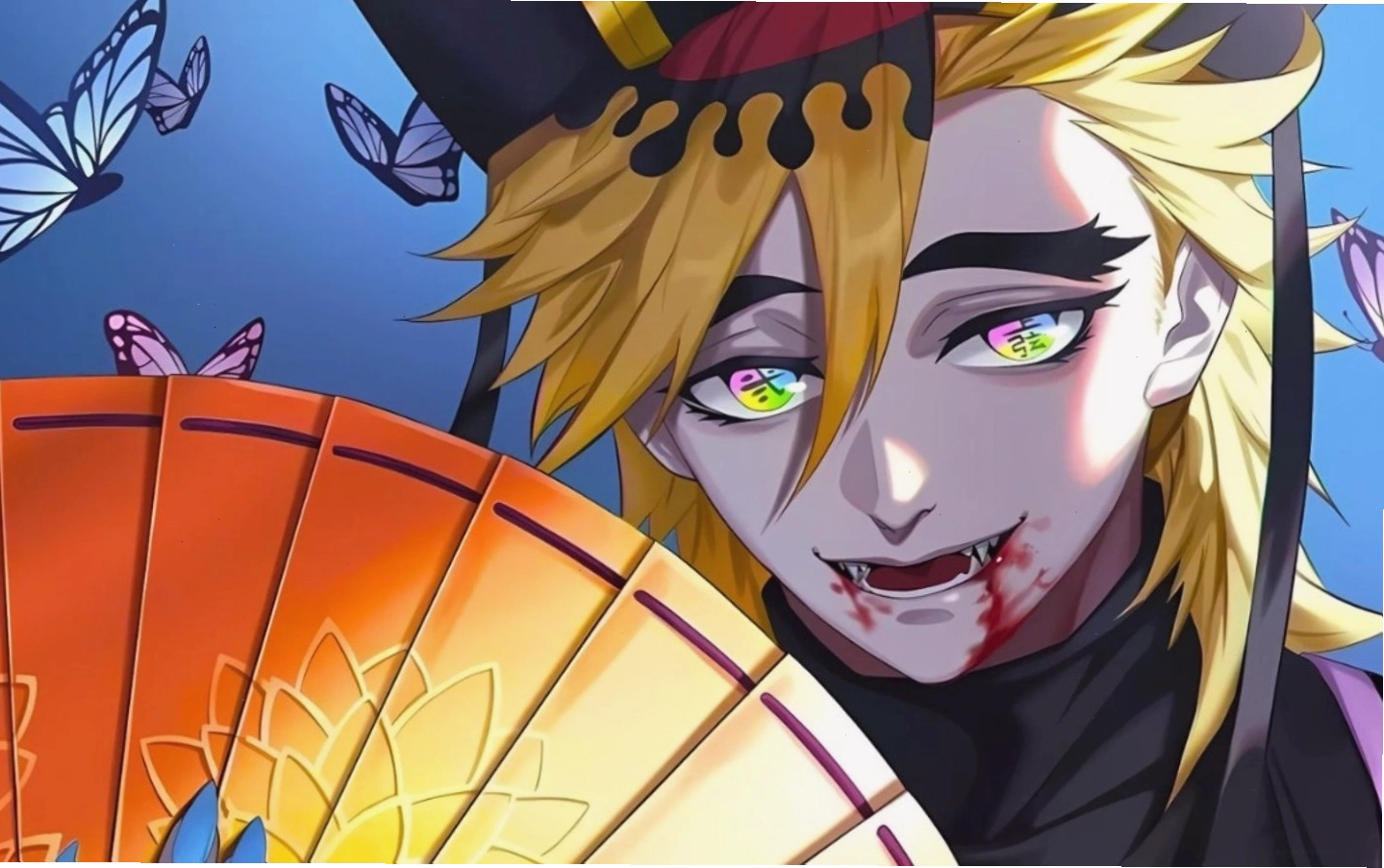 Hình nền anime nhân vật nam ngầu với ánh mắt sắc bén