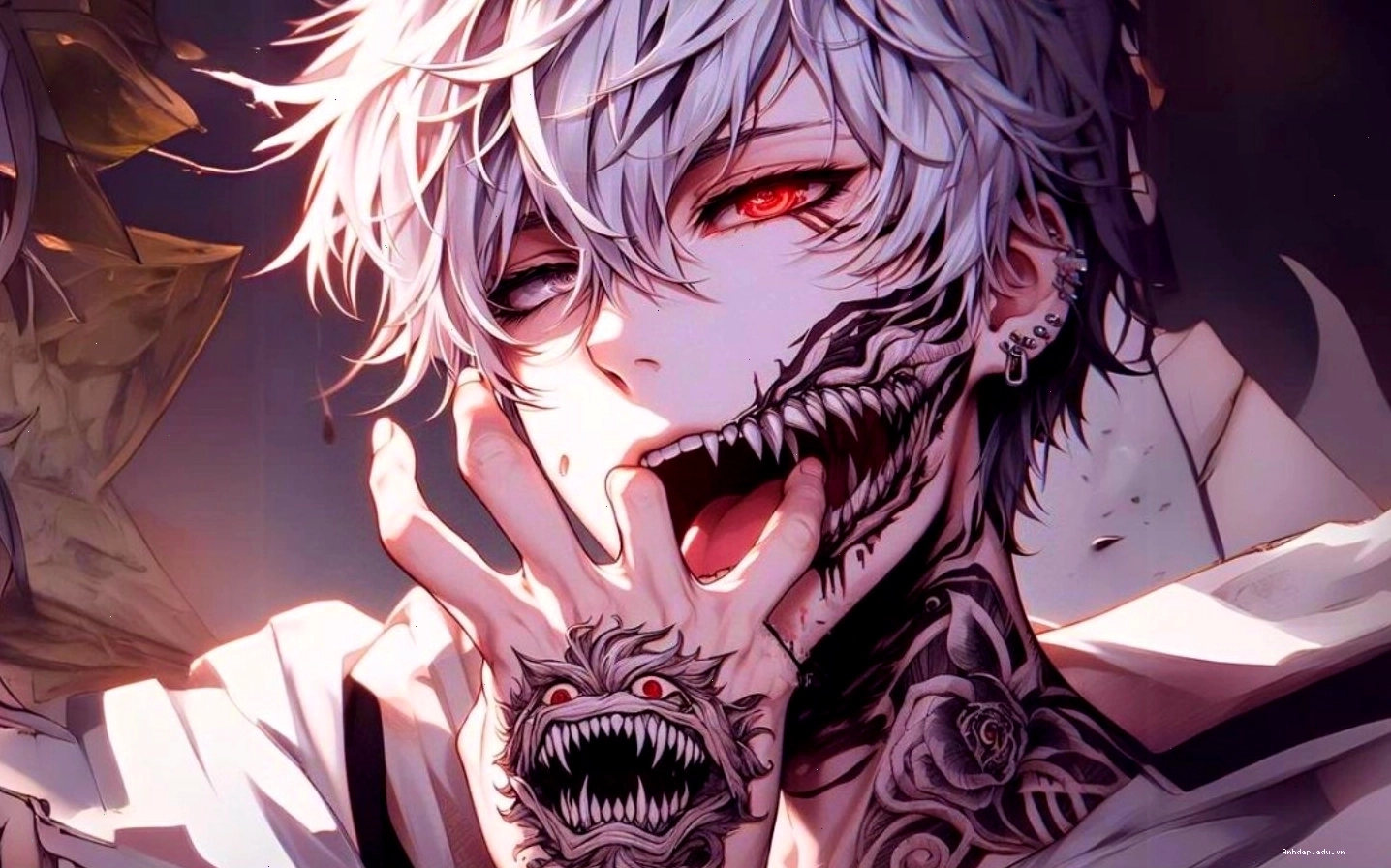 Hình nền anime với nhân vật nữ quyền lực và cuốn hút
