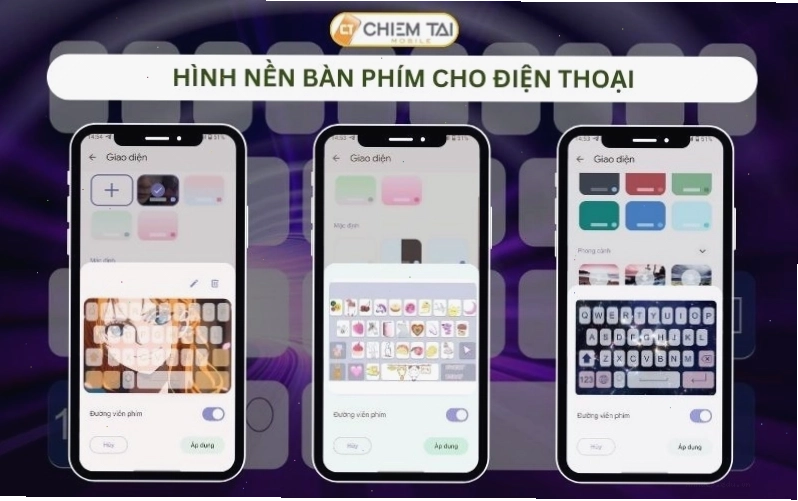 Hình nền bàn phím cho điện thoại