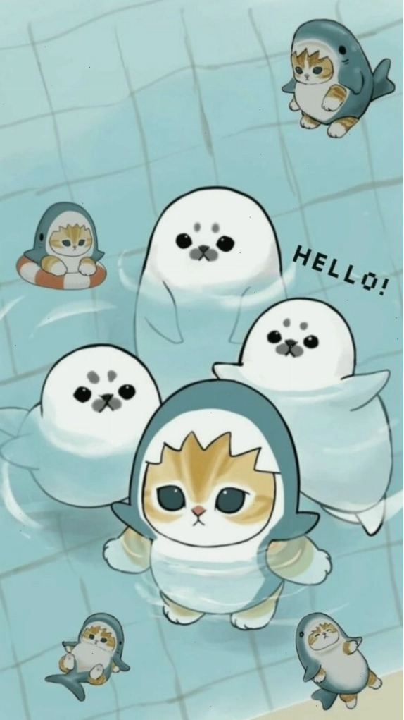 Hình nền chibi với chủ đề âm nhạc