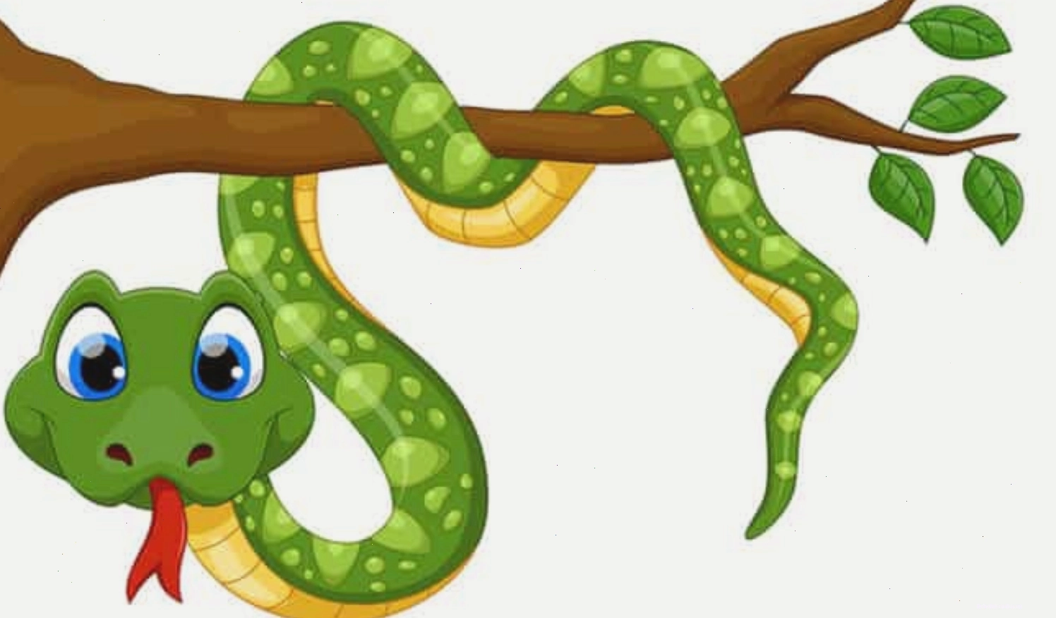 Hình nền chú rắn leo cây đầy sinh động